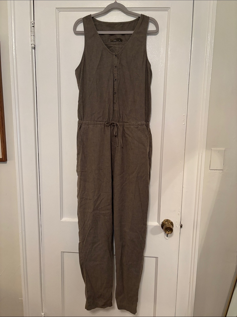 Prana Sleeveless Linen Jumpsuit - Picture 1 of 6